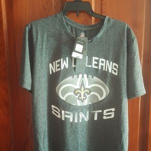 New Orleans Saints Boys T-Shirt Gray (L-G-G-14/16)